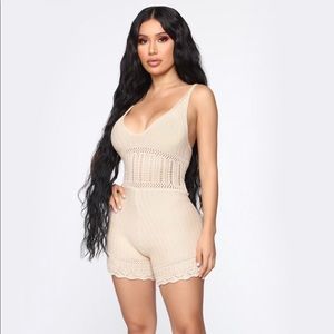 Desert springs crochet romper